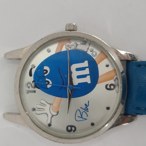 M&M"s 1orange 1red 1blue 2008 watches Mars collector's cute chocolate lovers - Picture 7 of 9